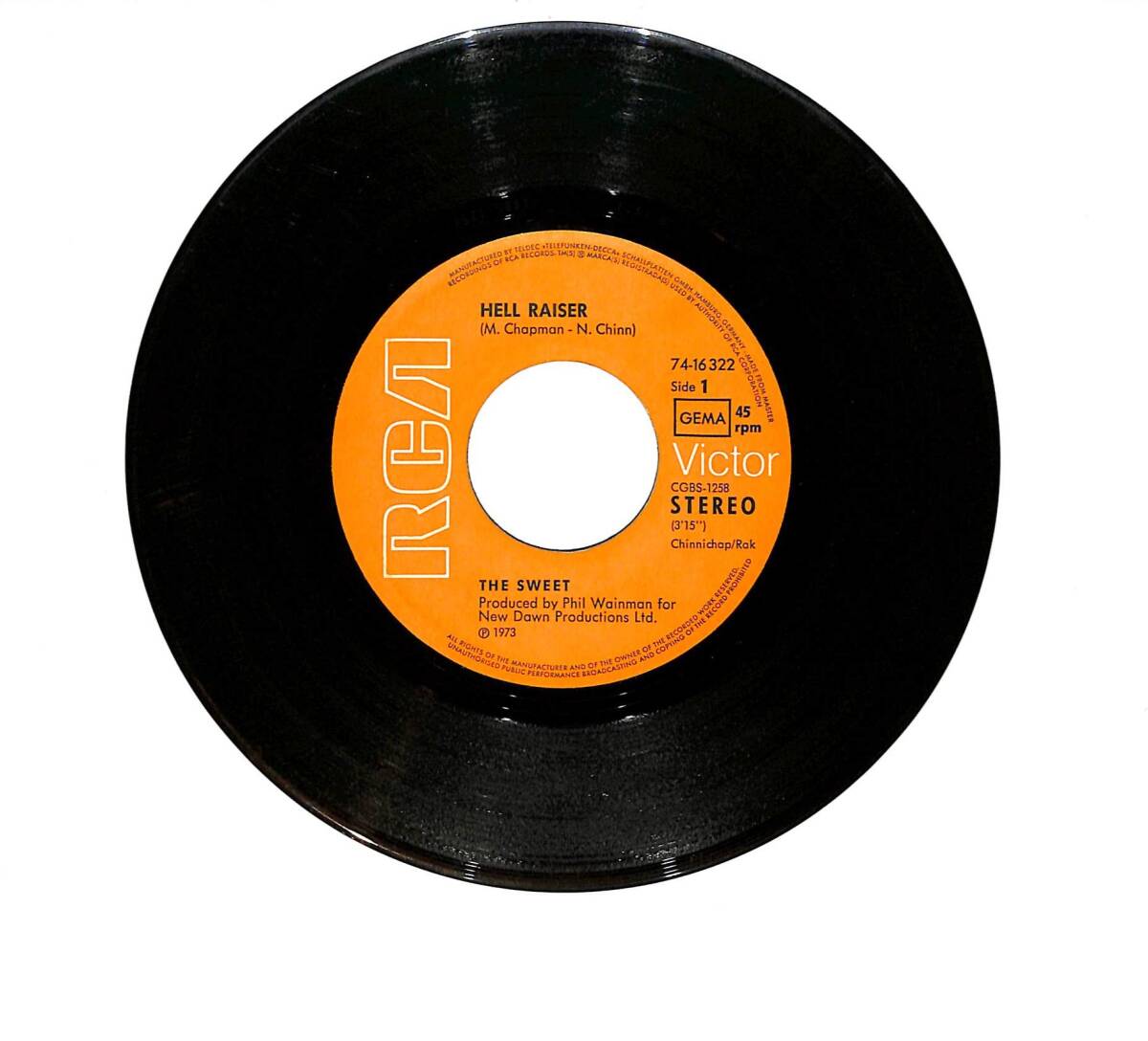 The Sweet - Hell Raiser PLAK 1973 (10/7.5) PLK26289 - 2