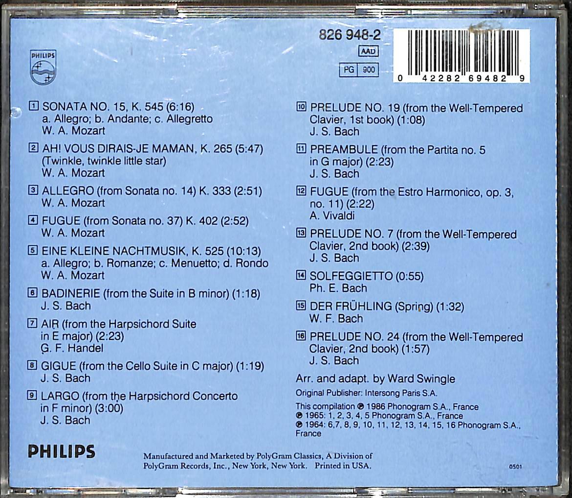 The Swingle Singers – Anyone for Mozart, Bach, Handel, Vivaldi? CD (İkinci El) CD5232 - 2
