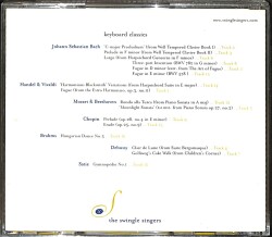 The Swingle Singers - Keyboard Classics CD (İkinci El) CD4148 - 2