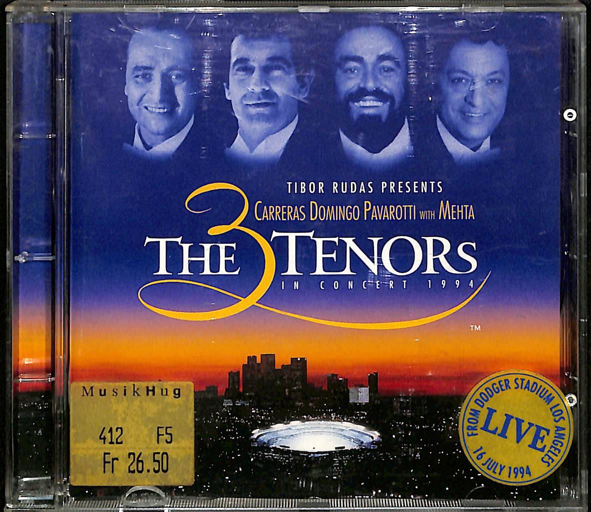 The Tenors In Concept 1994 CD (İkinci El) CD4580 - 1