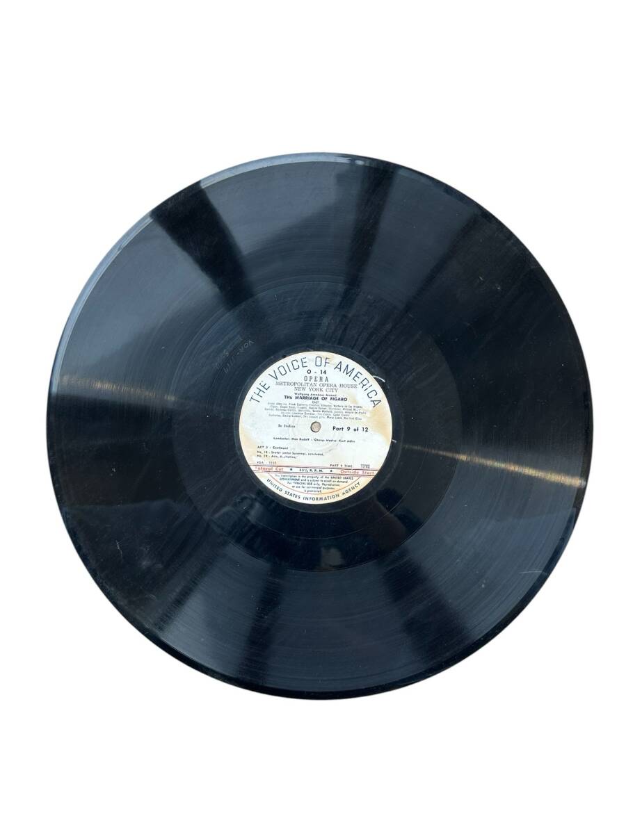 The Voice Of America 0-14 Metropolitan Opera The Marriage Of Figaro Part 9 of 12, 11 of 12 PLAK (10/9) PLK26027 - 1