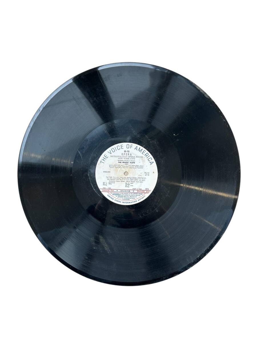 The Voice Of America 0-15 Metropolitan Opera The Magic Flute Part 2 of 12 PLAK (10/9) PLK26026 - 1