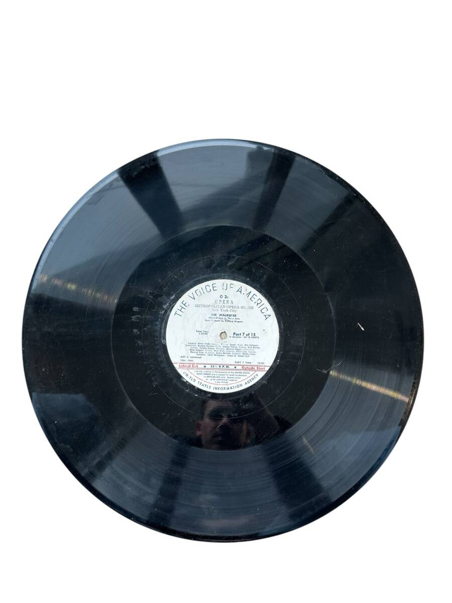 The Voice Of America 0-28 Metropolitan Opera Die Walkuere Part 5 of 15, 7 of 15 PLAK (10/9) PLK26025 - 1