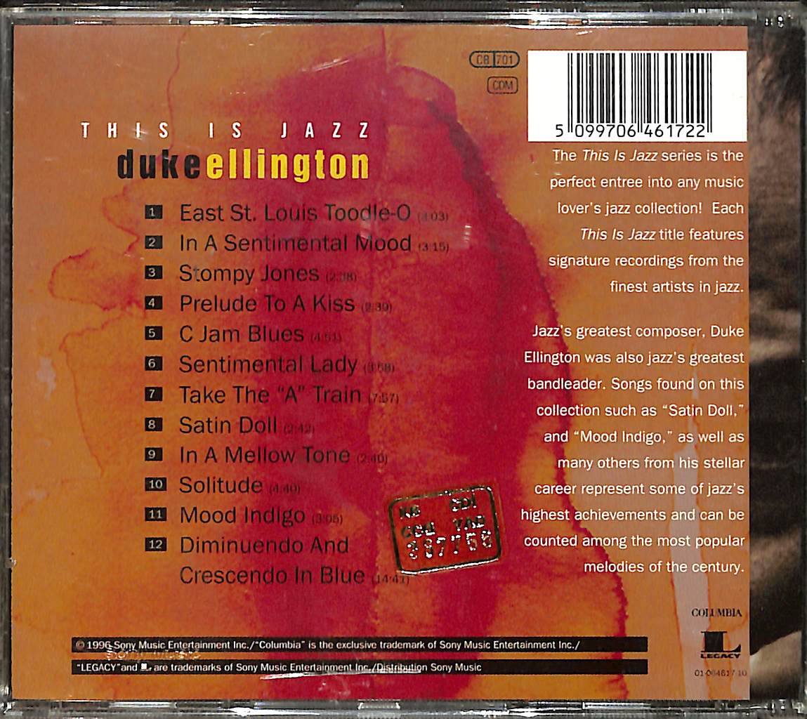 This Is Jazz Duke Ellington (İkinci El) CD5171 - 2
