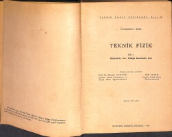 Teknik Fizik - Cilt 1 Mekanik; Isı; Dalga Hareketi, Ses NDR91150 - Gökçekoleksiyon