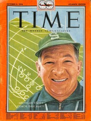 Time October 8 , 1956 - Michigan States Coach Daugherty NDR79544 - 