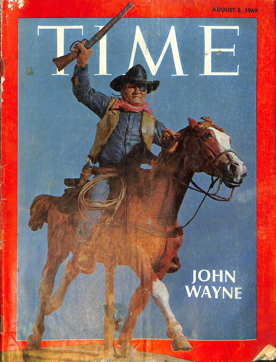 TIME The Weekly Newsmagazine – Atlantic Edition – August 8 , 1969 – John Wayne – Rose Kennedy Campaigning – Karen Sue Beineman NDR100653 - 1