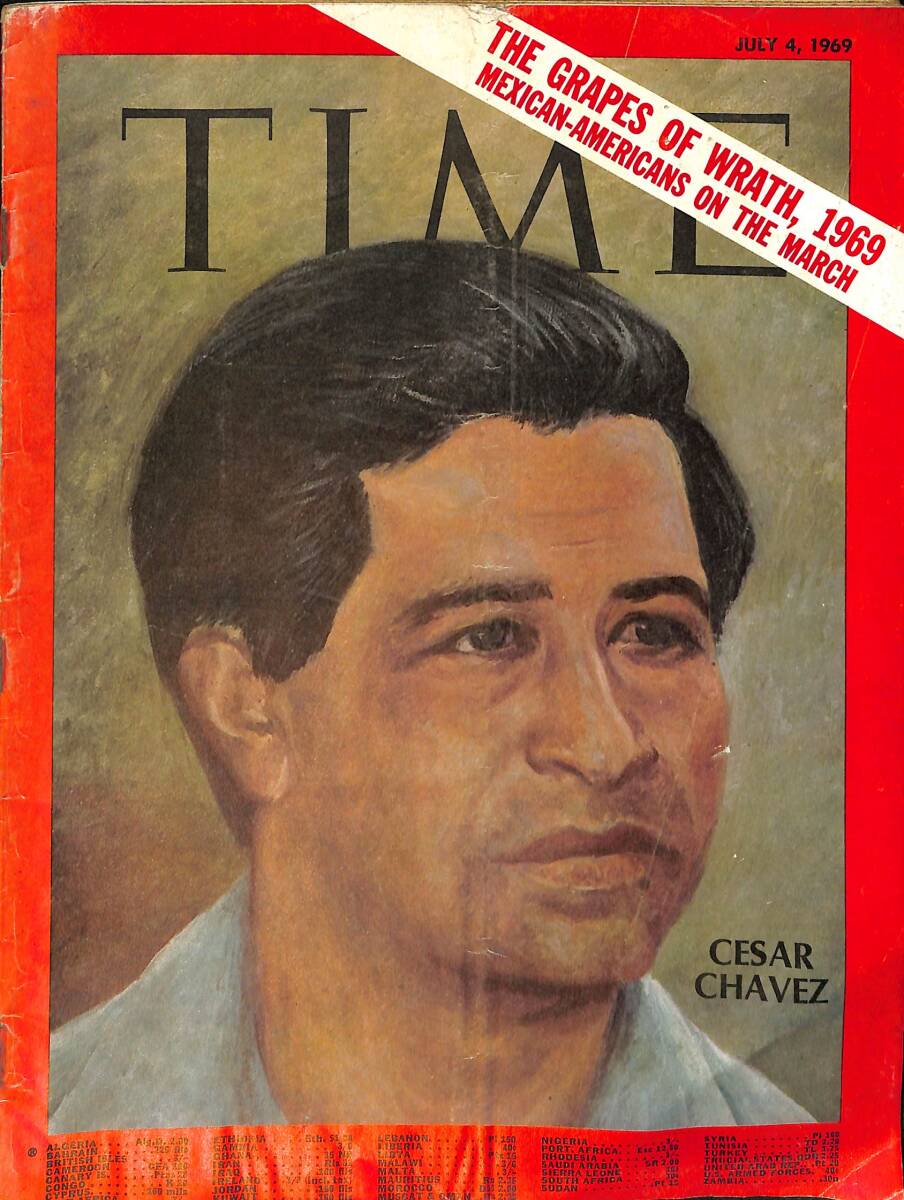 TIME The Weekly Newsmagazine – Atlantic Edition – July 4, 1969 – Cesar Chavez – Robert Anson In Vineyard – Peru's Velasco Proclaims Land-Reform Law NDR100649 - 1