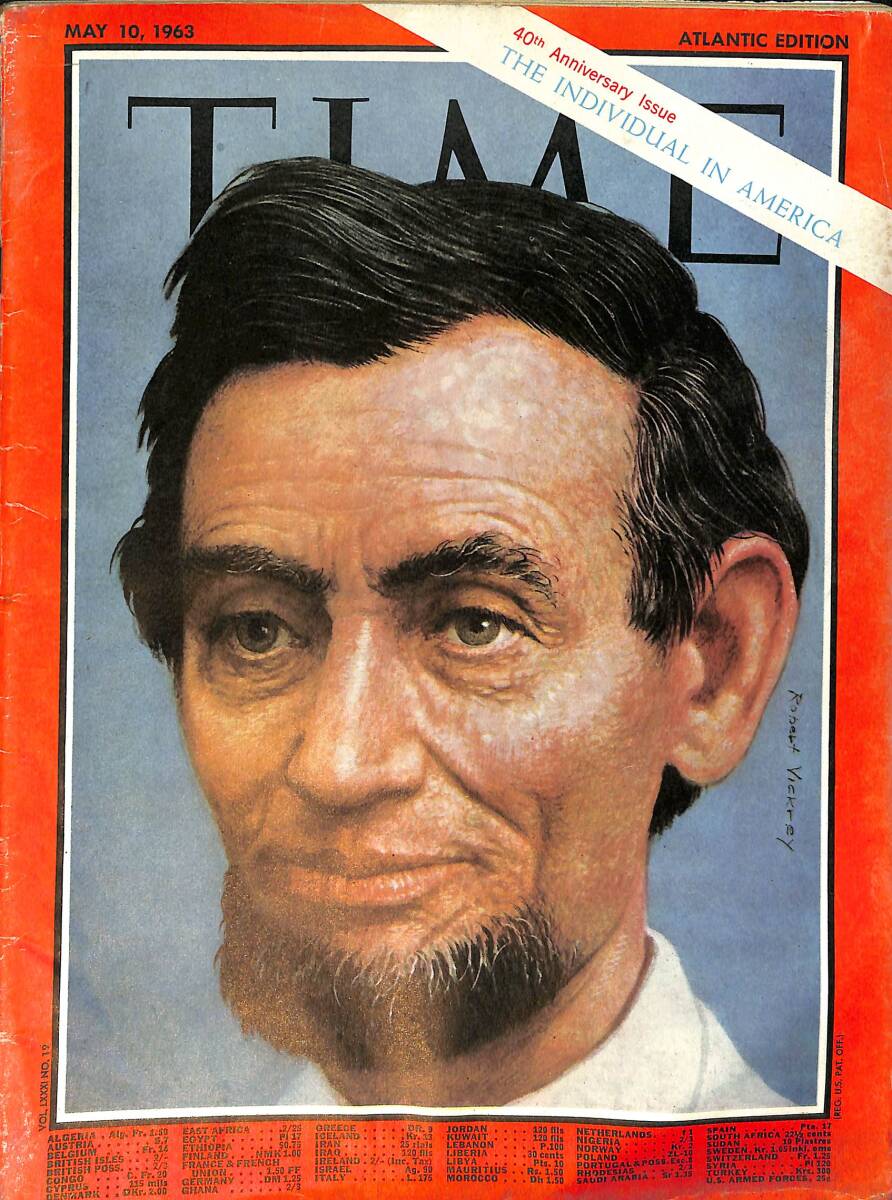 TIME The Weekly Newsmagazine – Atlantic Edition – May 10, 1963 – Henry R. Luce – Jackie At Luxembourg Dinner – Jackson Receiving Medal of Honor NDR100637 - 1