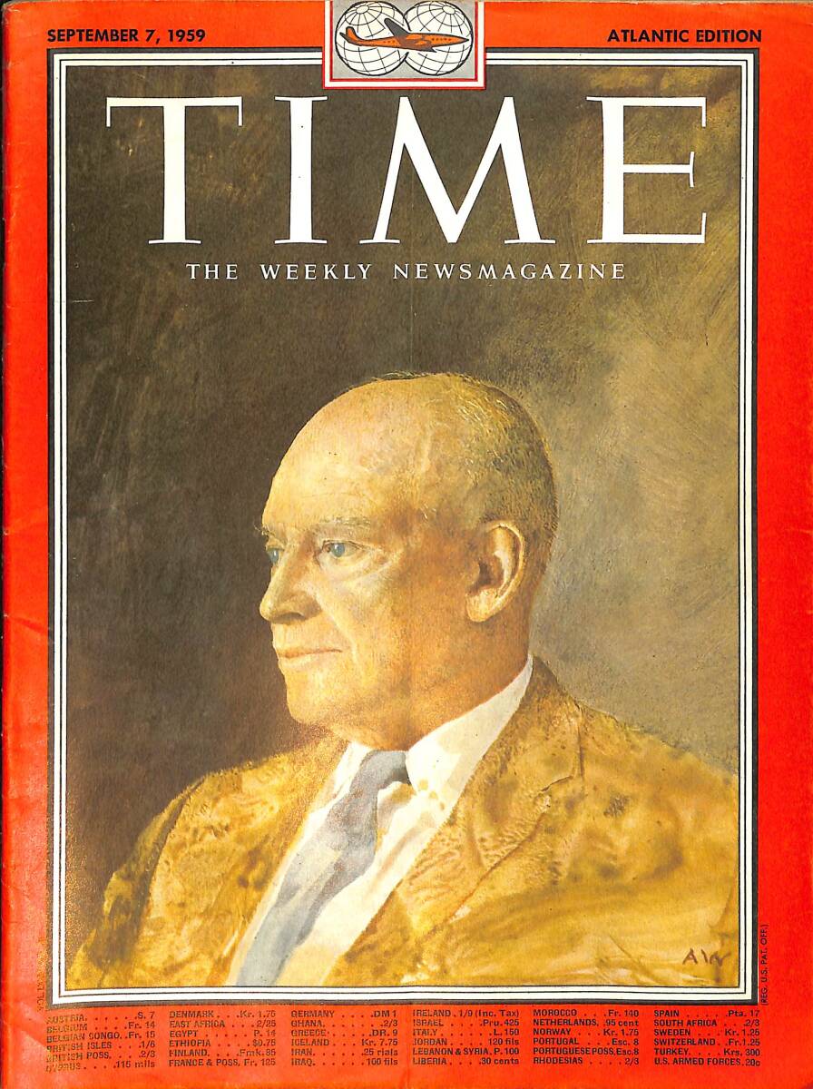 TIME The Weekly Newsmagazine – Atlantic Edition – September 7, 1959 – George Tames - Waiter Bennett NDR100625 - 1
