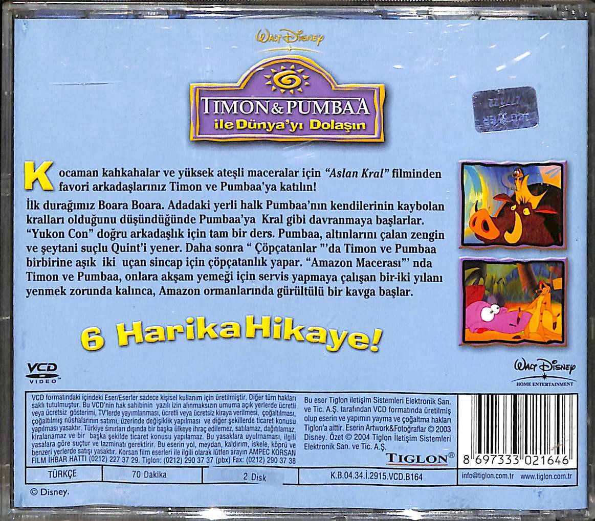 Timon & Pumbaa İle Dünyayı Dolaşın VCD Film (İkinci El) VCD27597 - 2