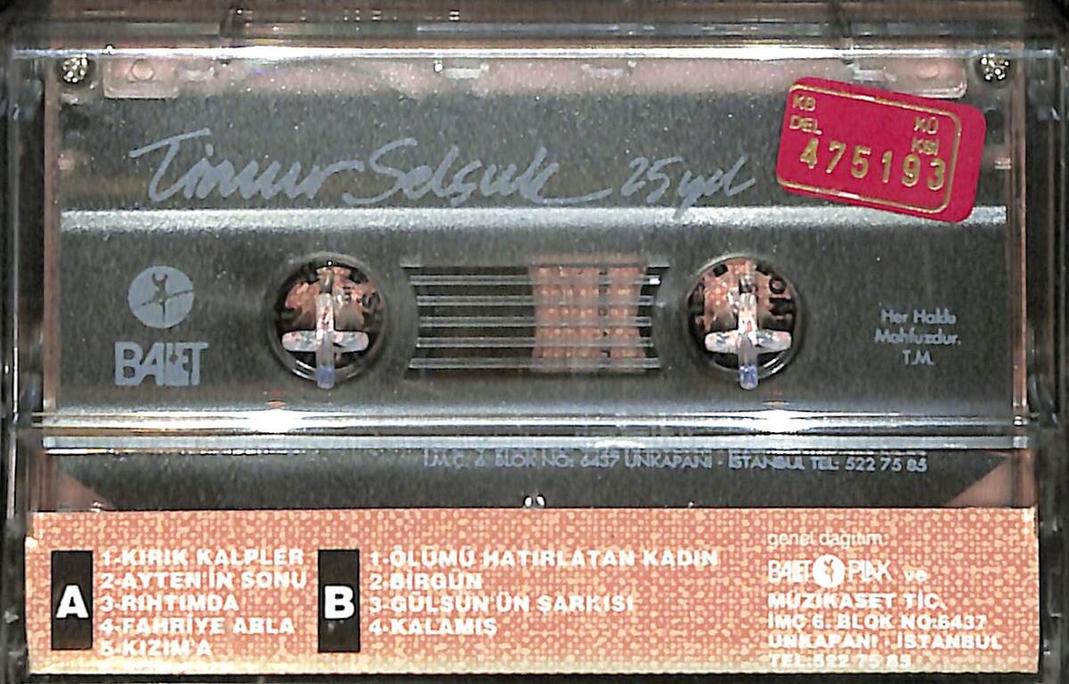 Timur Selçuk - 25 Yıl Kaset (Sıfır) KST26965 - 2