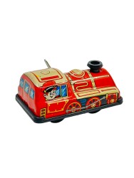 Tin Sanko Seisakusho Kurmalı Teneke Oyuncak Tren AOB4541 - 3