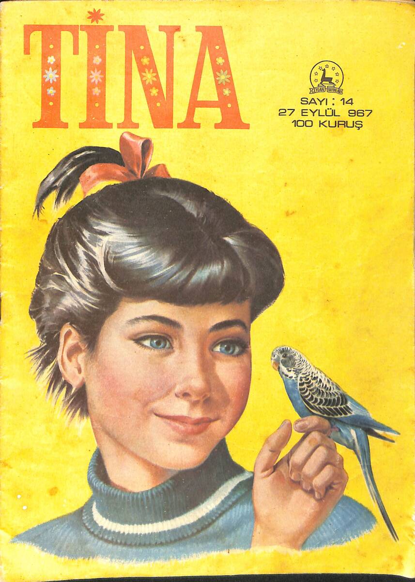 Tina Çizgi Roman 27 Eylül 1967 Sayı: 14 - 100 Kuruş NDR91730 - 1