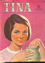 TİNA Çizgi Roman Dergisi 19 Haziran 1968 Sayı : 52 - Barbie Manken Kız NDR91463 - Gökçekoleksiyon