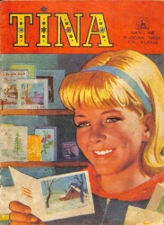TİNA Çizgi Roman Dergisi 3 Ocak 1968 Sayı : 28 - Batıya Göç Edenler NDR91459 - Gökçekoleksiyon