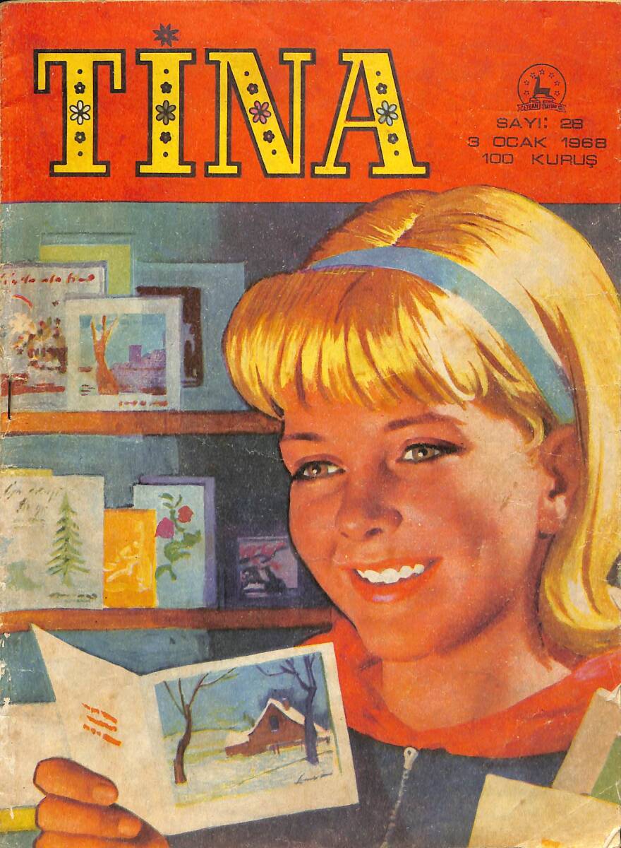 TİNA Çizgi Roman Dergisi 3 Ocak 1968 Sayı : 28 - Batıya Göç Edenler NDR91459 - 1