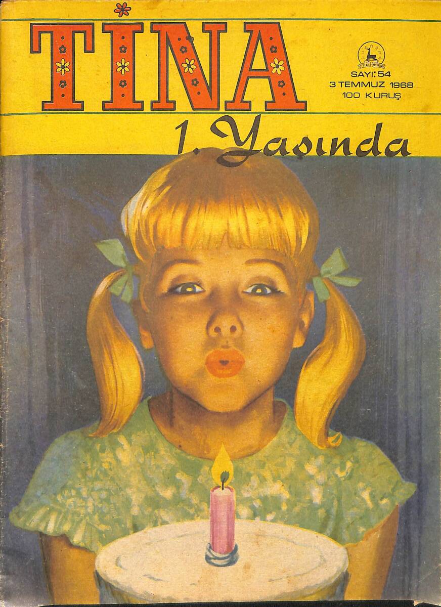 TİNA Çizgi Roman Dergisi 3 Temmuz 1968 Sayı : 54 - Batıya Göç Edenler NDR91461 - 1