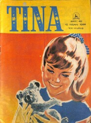 TİNA Çizgi Roman Sayı 42 10 Nisan 1968 - Jane Bond, Barbie, Jackie Ve Deli Gençlik, Neşeli Günler NDR85221 - Gökçekoleksiyon