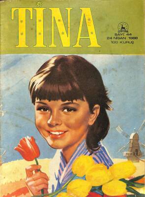 TİNA Çizgi Roman Sayı 44 24 Nisan 1968 - Jane Bond, Barbie Manken Kız, Jackie Ve Deli Gençlik, Canım Tina, Sevgili Chum Yum-Yum, Ot Sihirbaz, Cesur Alona NDR83505 - 1