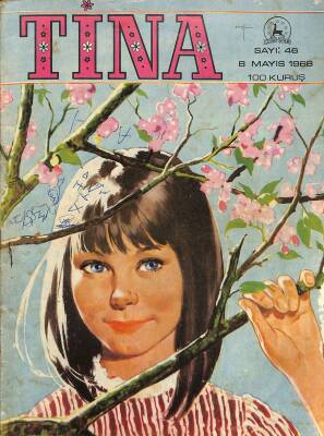 TİNA Çizgi Roman Sayı 46 8 Mayıs 1968 - Jane Bond, Barbie Manken Kız, Jackie Ve Deli Gençlik, Canım Tina, Sevgili Chum Yum-Yum, Ot Sihirbaz, Cesur Alona NDR83507 - 1