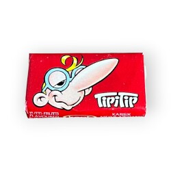 Tipitip 2007 Karikatürlü Karışık Meyve Aromalı Şekerli Sakız ( Kırmızı-Arka Sarı Yazı)# SKZ2444 - Gökçekoleksiyon