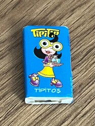 Tipitip 2007 Karikatürlü Karışık Meyve Aromalı Şekerli Sakız Tipitoş ( Mavi-Arka Yeşil Yazı)# SKZ2442 - 2