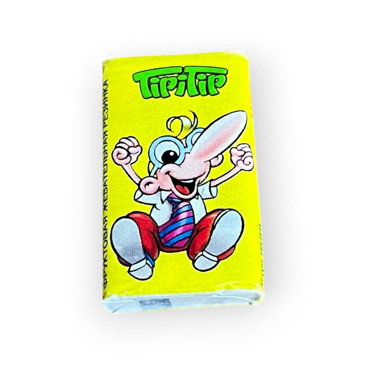 Tipitip 2007 Karikatürlü Karışık Meyve Aromalı Şekerli Sakız (Sarı-Arka Mavi Yazı)# SKZ2439 - 1