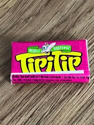 Tipitip 2007 Karikatürlü Karışık Meyve Aromalı Şekerli Sakız Tipicik ( Pembe -Arka Sarı Yazı)# SKZ2447 - 3