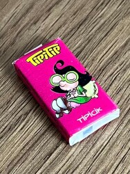 Tipitip 2007 Karikatürlü Karışık Meyve Aromalı Şekerli Sakız Tipicik ( Pembe -Arka Yeşil Yazı)# SKZ2448 - 4