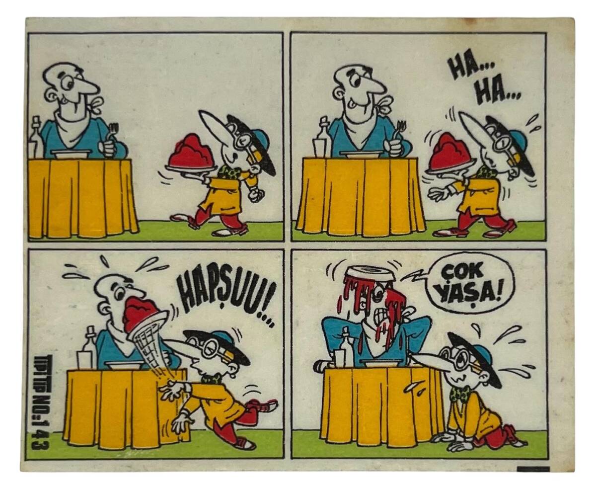 TİPİTİP TİPİ TİP No 143 Sakız Kağıdı Stickers # SKZ1264(E) - 1