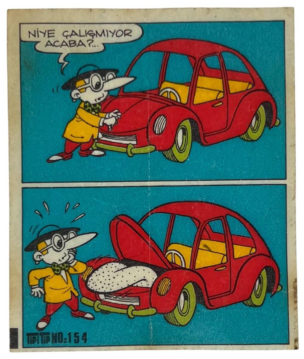 TİPİTİP TİPİ TİP No 154 Sakız Kağıdı Stickers # SKZ1272(E) - 3