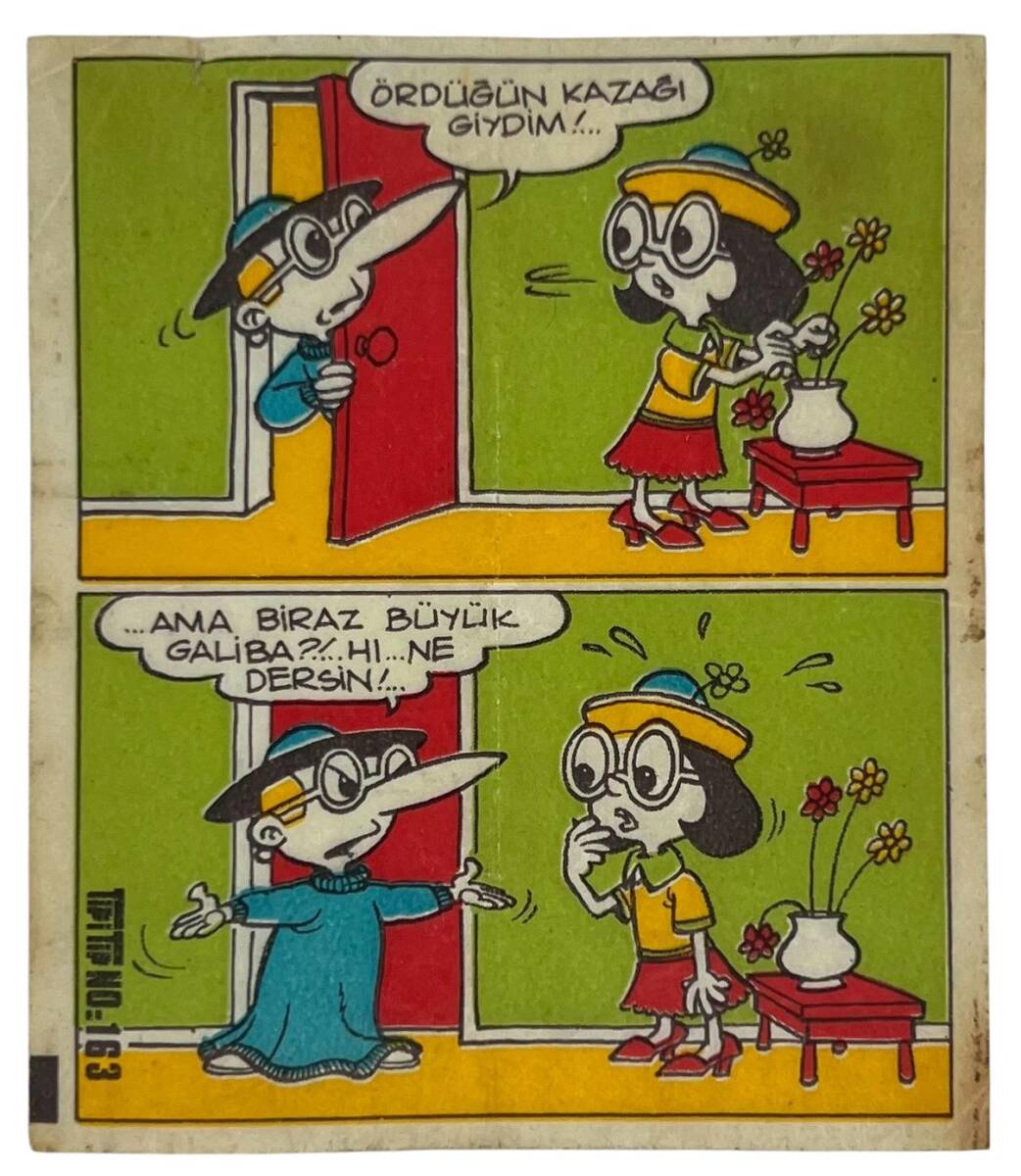 TİPİTİP TİPİ TİP No 163 Sakız Kağıdı Stickers # SKZ1279(E) - 3