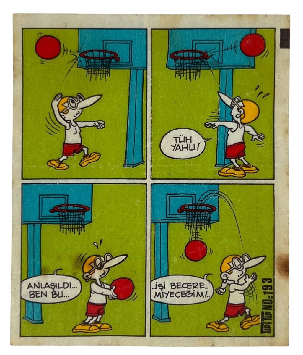 TİPİTİP TİPİ TİP No 193 Sakız Kağıdı Stickers # SKZ1297(E) - 1