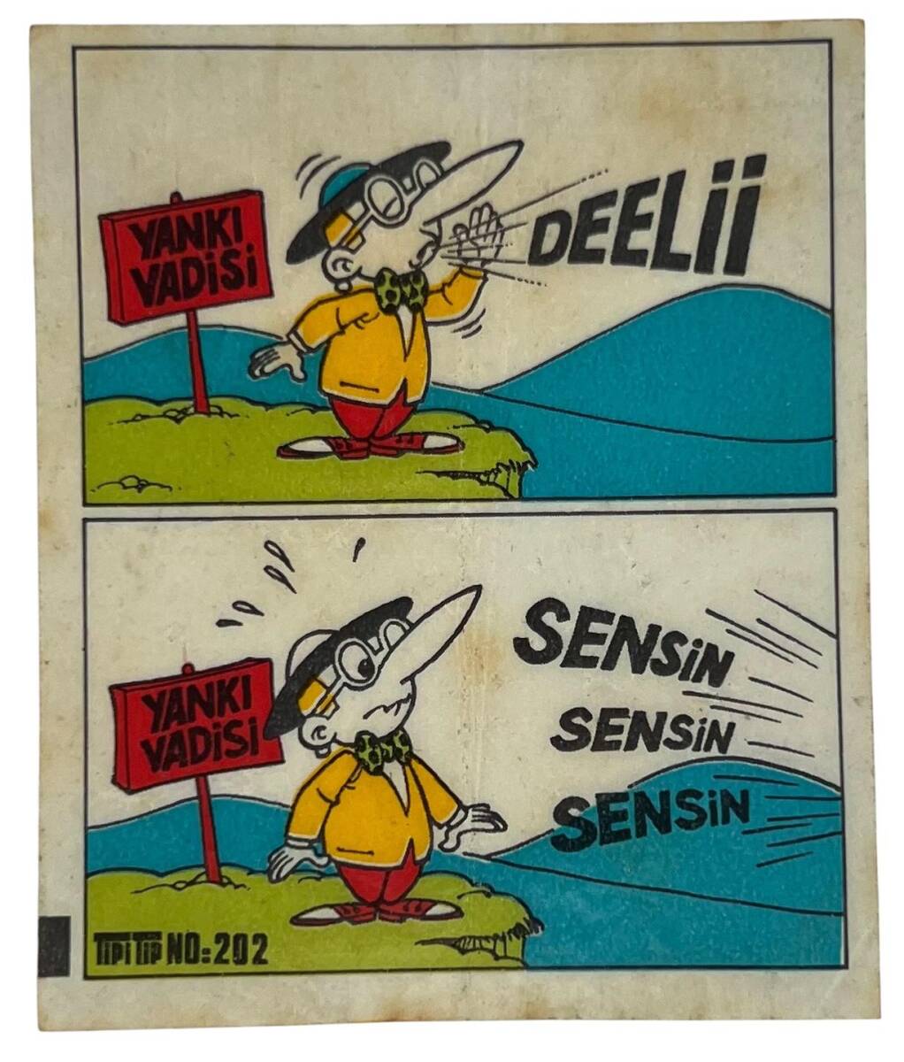 TİPİTİP TİPİ TİP No 202 Sakız Kağıdı Stickers # SKZ1301(E) - 1