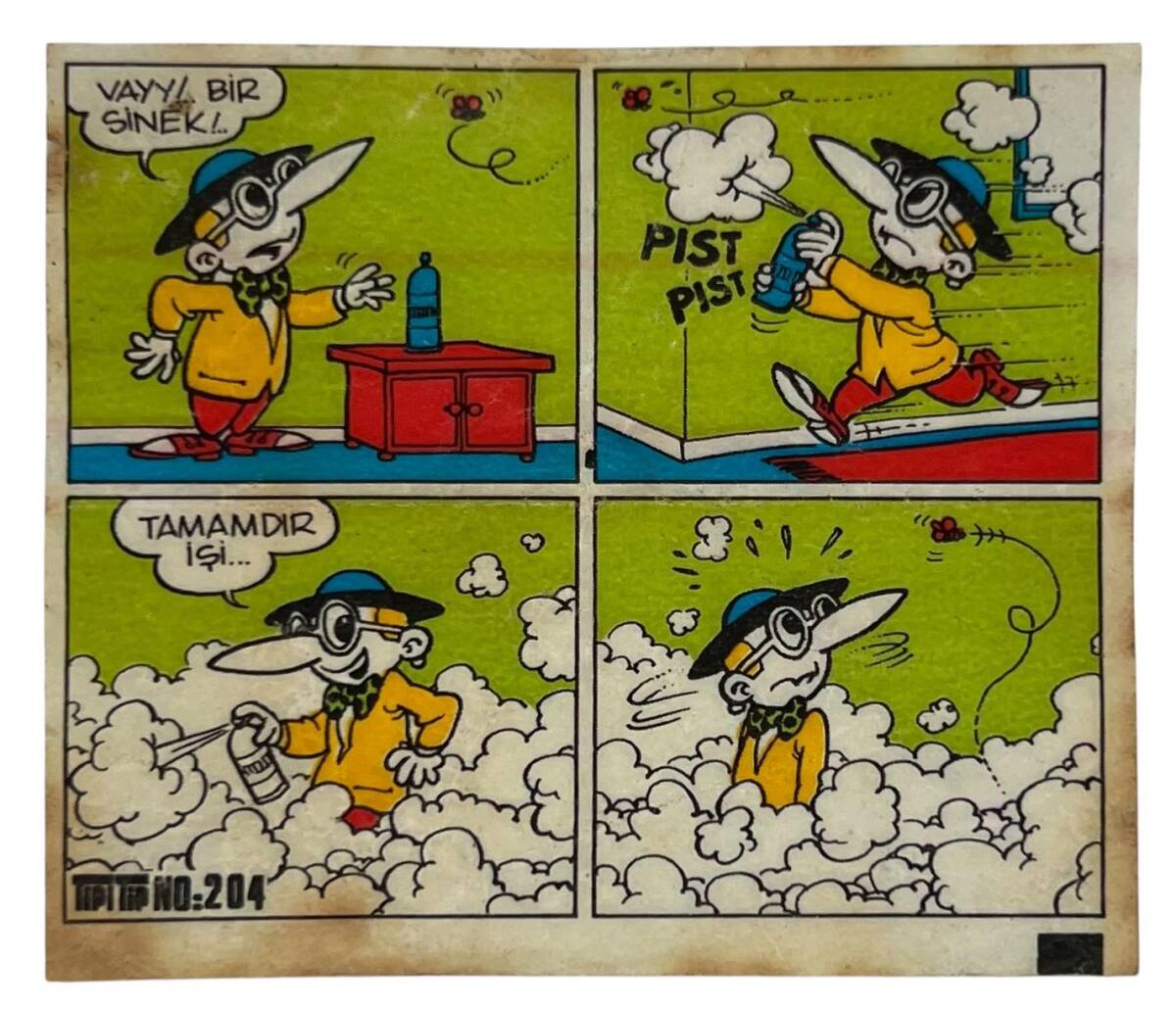 TİPİTİP TİPİ TİP No 204 Sakız Kağıdı Stickers # SKZ1303(E) - 1