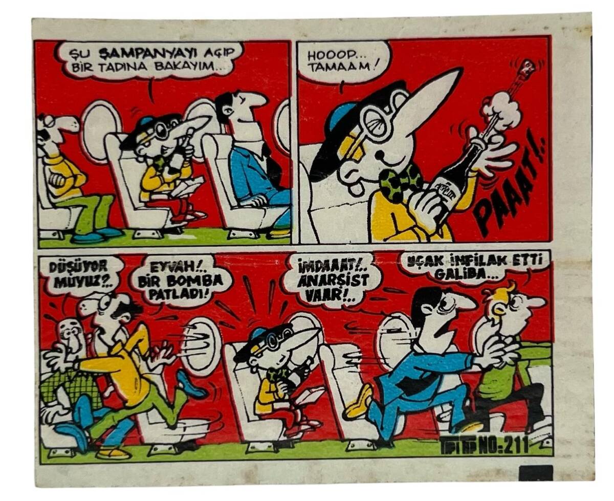 TİPİTİP TİPİ TİP No 211 Sakız Kağıdı Stickers # SKZ1306(E) - 1