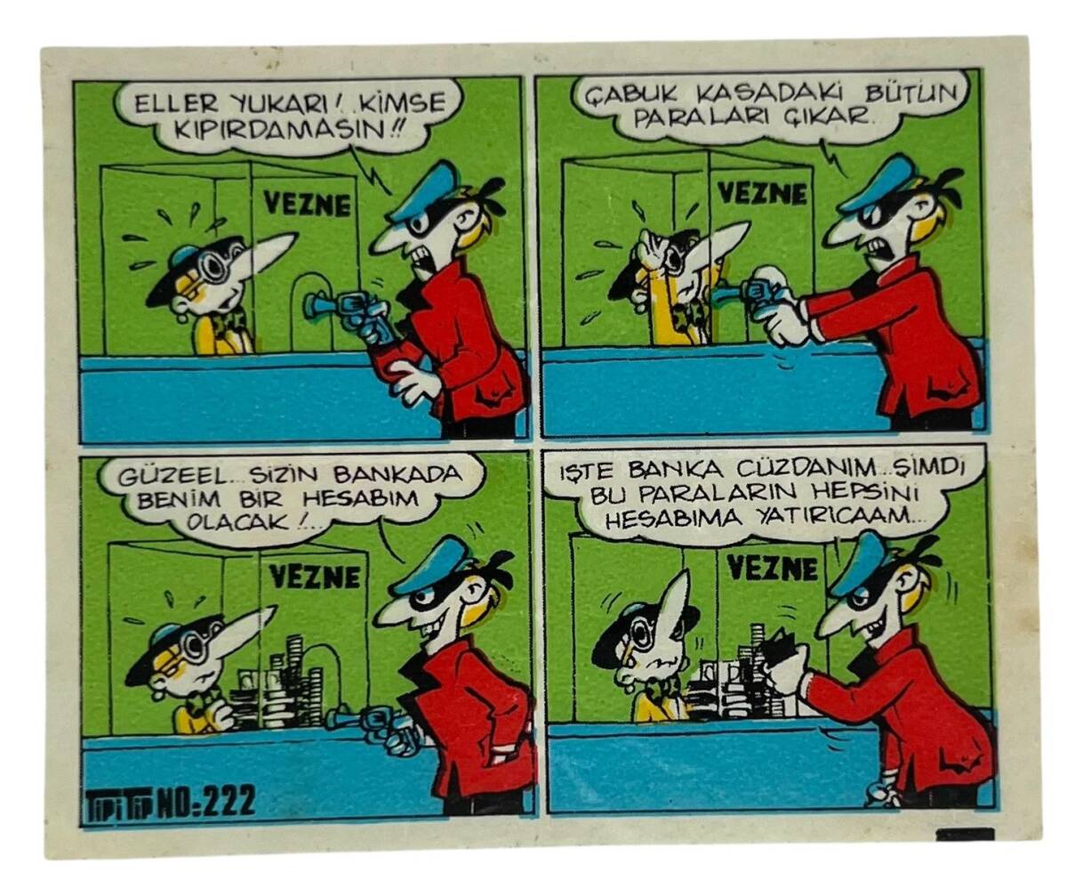 TİPİTİP TİPİ TİP No 222 Sakız Kağıdı Stickers # SKZ1317(E) - 3