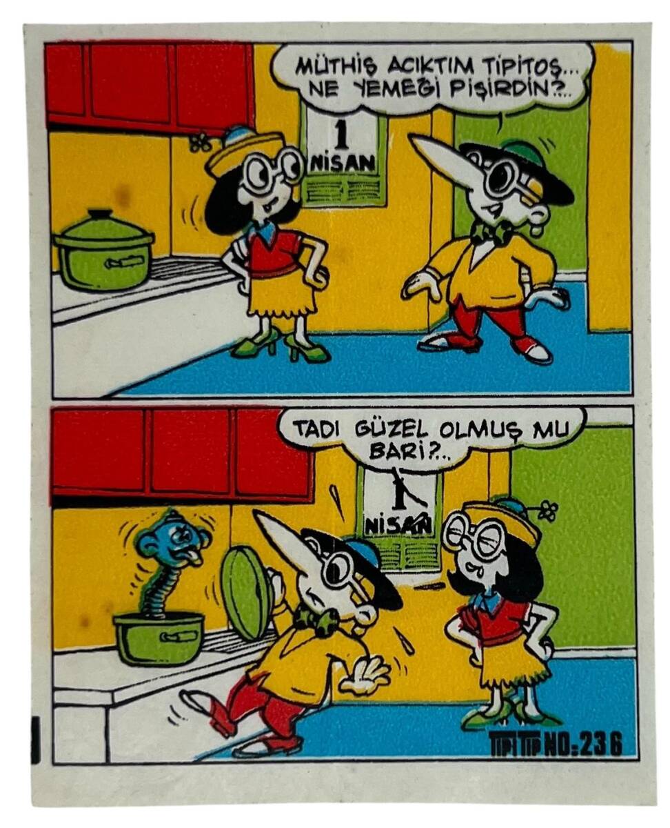 TİPİTİP TİPİ TİP No 236 Sakız Kağıdı Stickers # SKZ1330(E) - 3