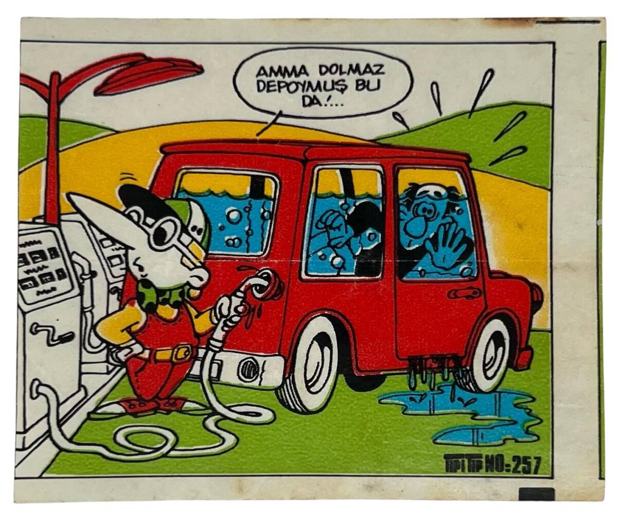 TİPİTİP TİPİ TİP No 257 Sakız Kağıdı Stickers # SKZ1346(E) - 1
