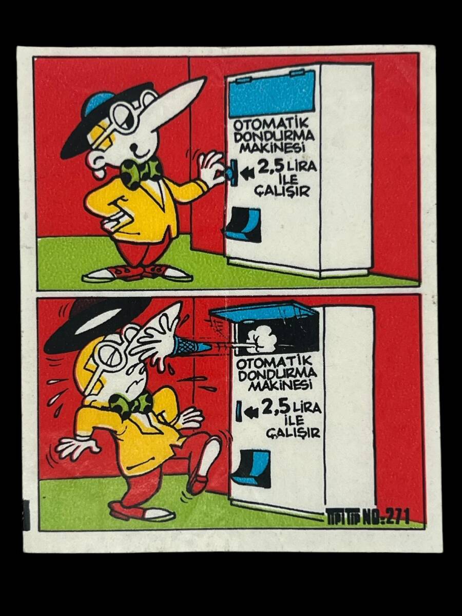 TİPİTİP TİPİ TİP No 271 Sakız Kağıdı Stickers SKZ722 - 1
