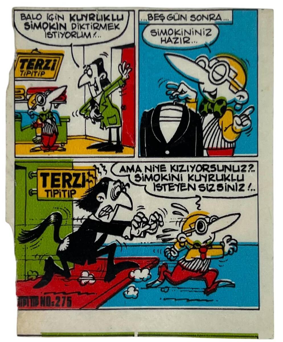 TİPİTİP TİPİ TİP No 275 Sakız Kağıdı Stickers # SKZ1356(E) - 1