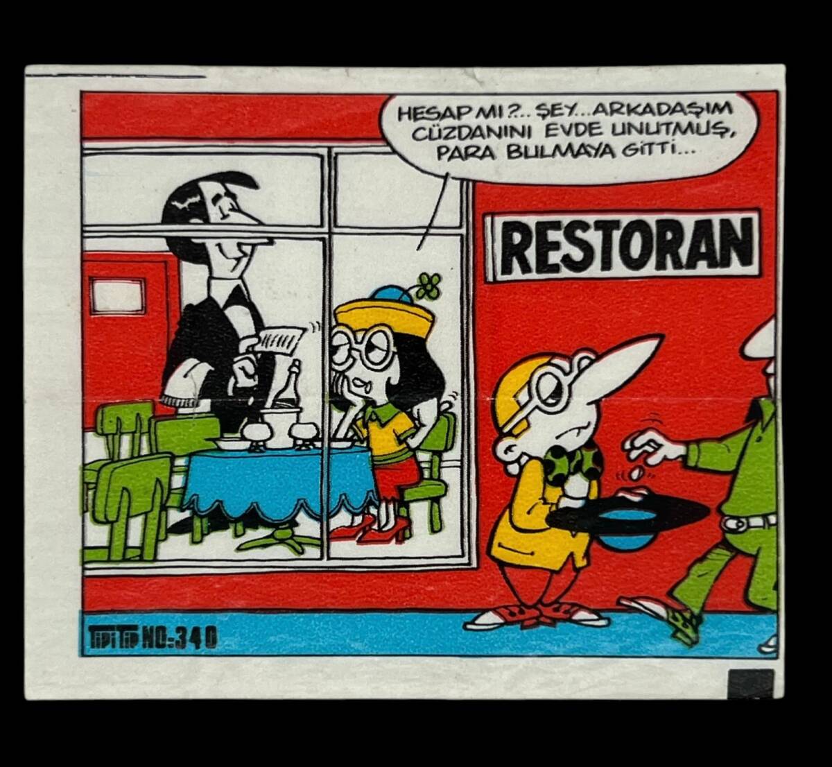 TİPİTİP TİPİ TİP No 340 Sakız Kağıdı Stickers SKZ741 - 1