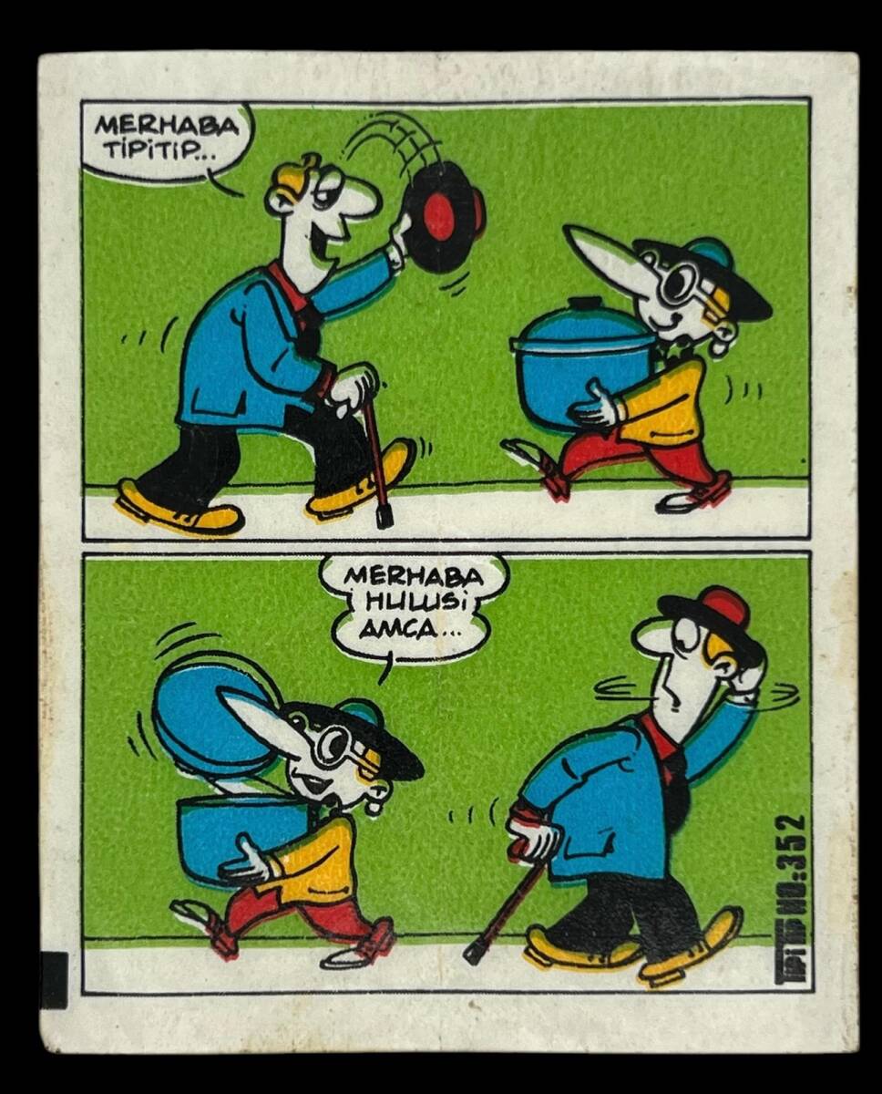TİPİTİP TİPİ TİP No 352 Sakız Kağıdı Stickers SKZ754 - 1