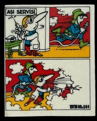 TİPİTİP TİPİ TİP No 364 Sakız Kağıdı Stickers SKZ766 - 3