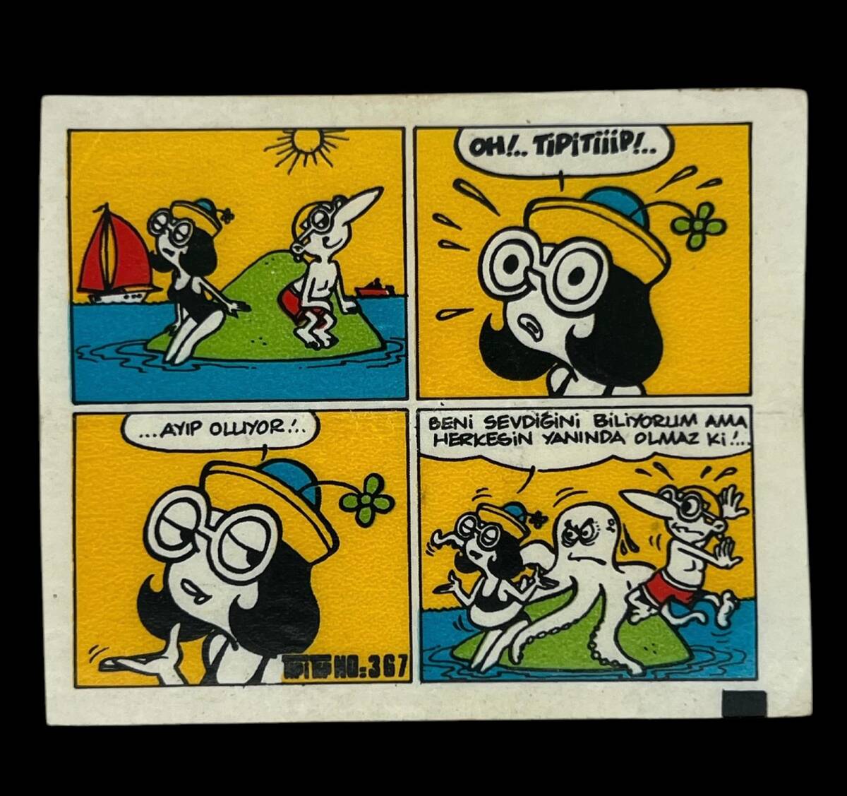 TİPİTİP TİPİ TİP No 367 Sakız Kağıdı Stickers SKZ769 - 1