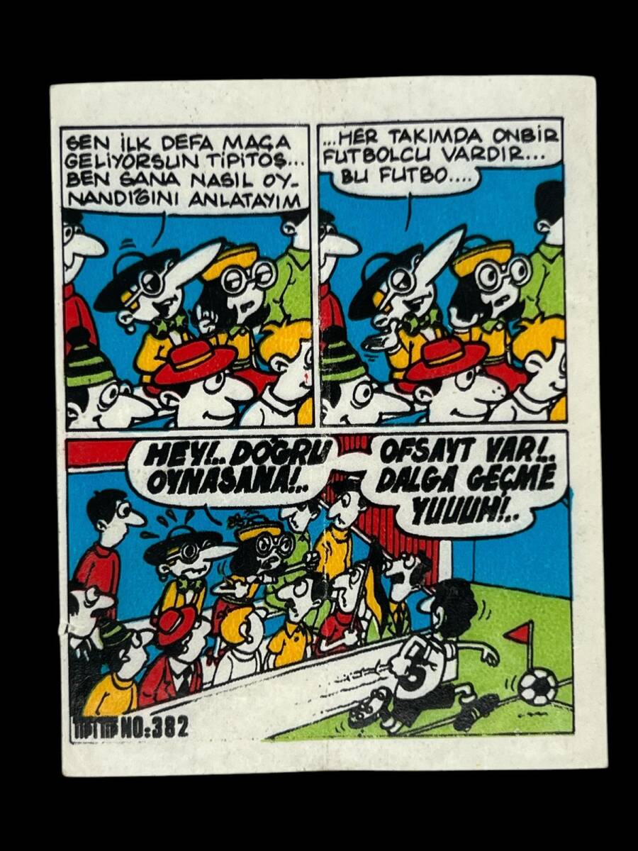 TİPİTİP TİPİ TİP No 382 Sakız Kağıdı Stickers SKZ776 - 1