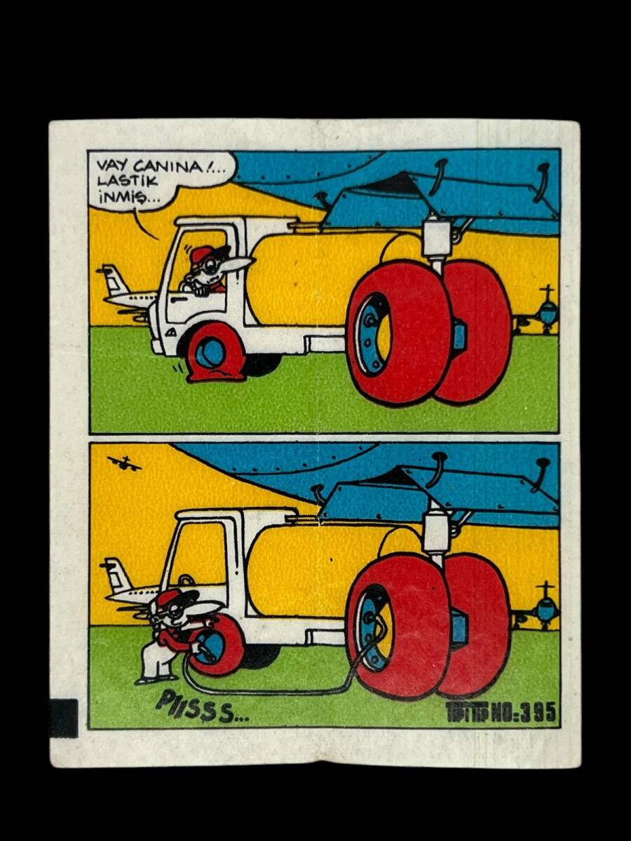 TİPİTİP TİPİ TİP No 395 Sakız Kağıdı Stickers SKZ783 - 1