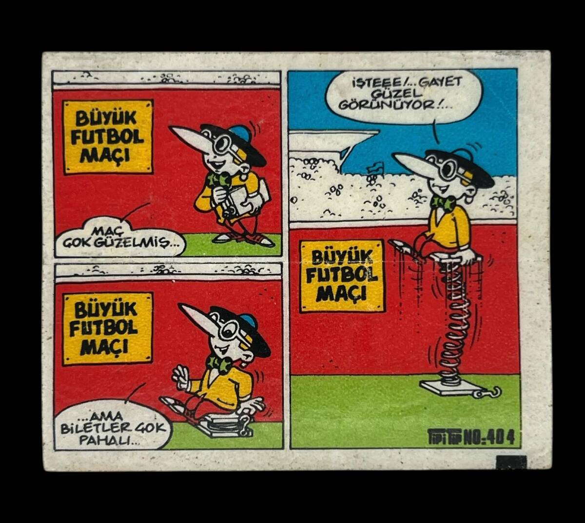 TİPİTİP TİPİ TİP No 404 Sakız Kağıdı Stickers SKZ786 - 1
