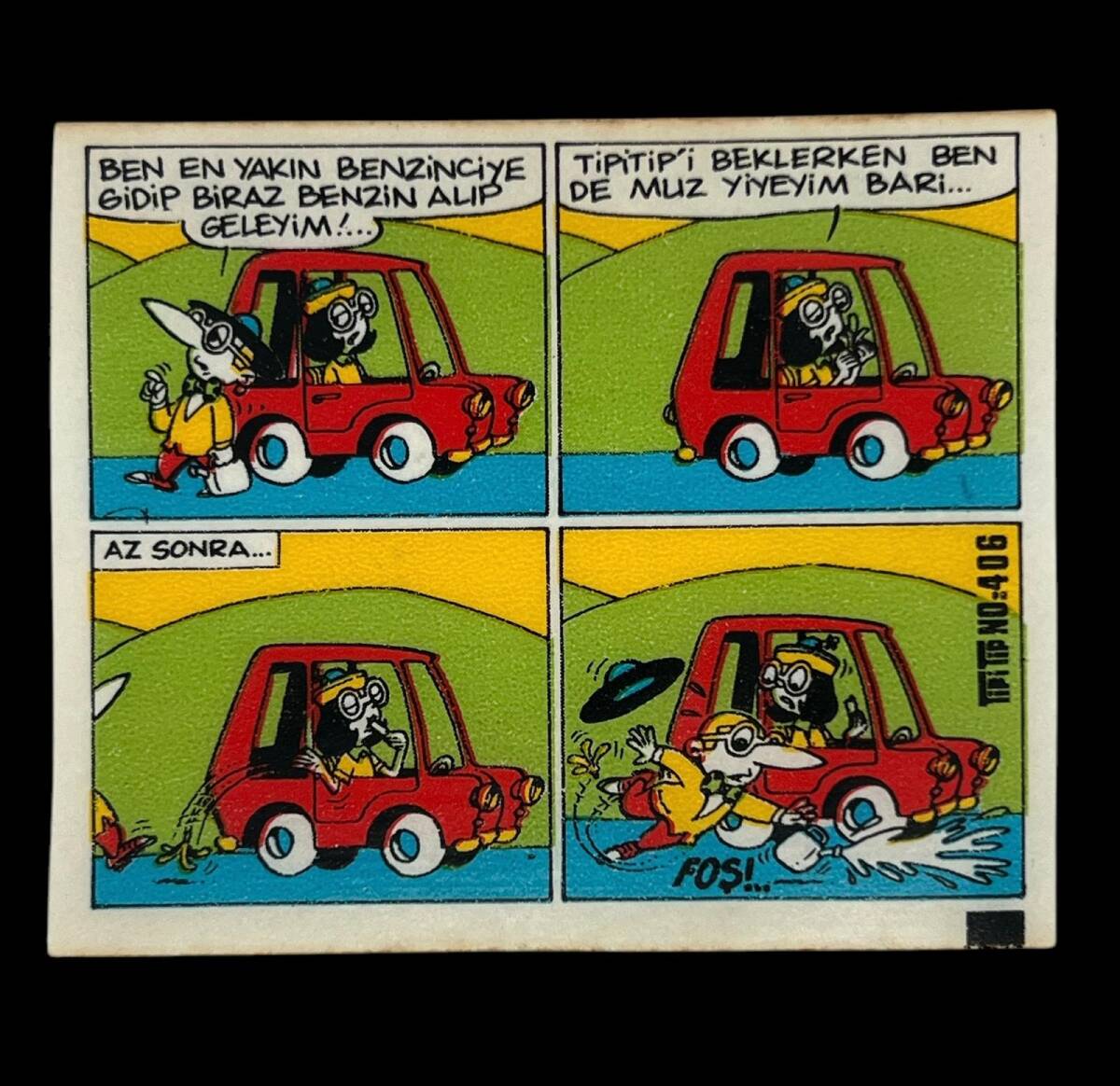 TİPİTİP TİPİ TİP No 406 Sakız Kağıdı Stickers SKZ703 - 1